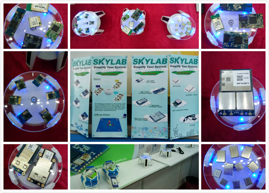 SKYLAB参展产品：蓝牙模块和wifi模块