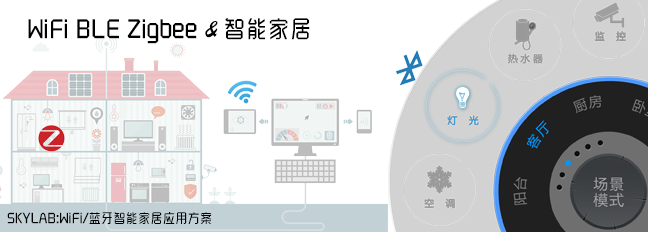 SKYLAB WiFi模块，蓝牙模块与智能家居